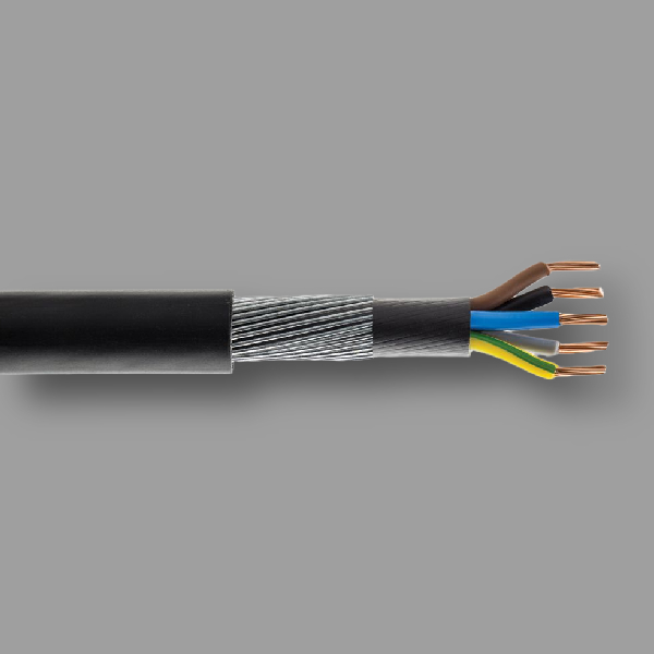 2.5mm² 5 Core SWA Armoured Cable - Per Metre