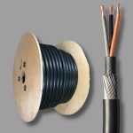 2.5mm² 3 Core SWA Armoured Cable - 100m Drum