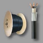 10.0mm² 3 Core SWA Armoured Cable - 100m Drum