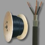 6.0mm² 3 Core SWA Armoured Cable - 100m Drum