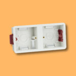 2 Gang 35mm Dual Accessory Dry Lining / Plaster Board Back Box