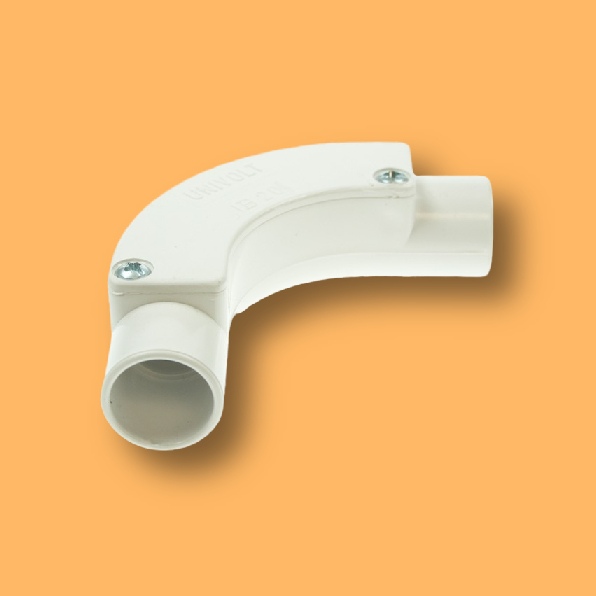 20mm PVC Conduit Inspection Bend - White