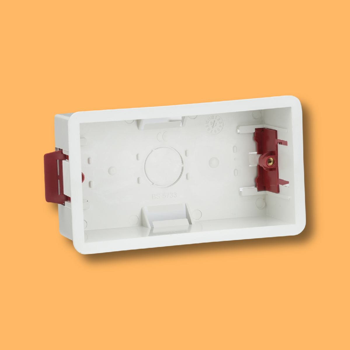 2 Gang 47mm Dry Lining / Plaster Board Back Box