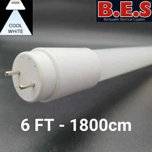 6ft LED Tube 4,000K (Cool White) T8 - 30W 6 foot led tube