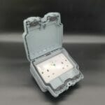 13 Amp 2 Gang RCD Weatherproof Socket - IP66 rcd outside socket