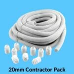 20mm Contractor Pack white 20mm flexible conduit white