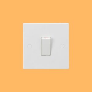SQUARE EDGE 1G 45AMP DP COOKER SWITCH WH - SN8331W
