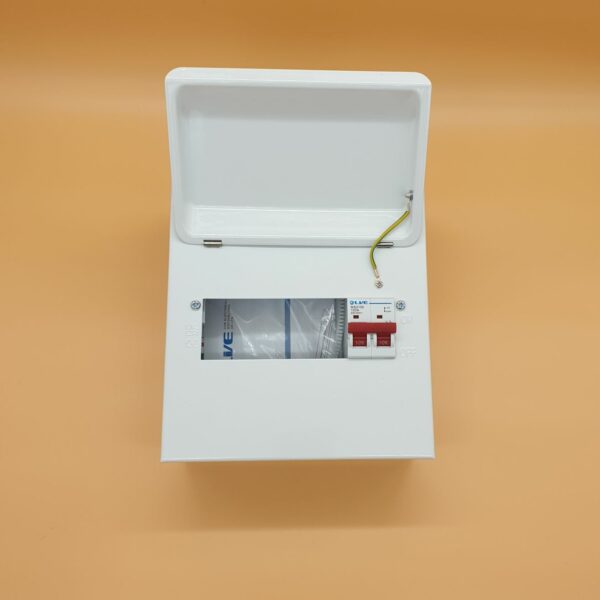 Live 6 Usable Way Fuse Board 100A Main Switch