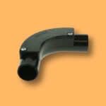 20mm PVC Conduit Inspection Bend - Black
