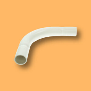 20mm PVC Conduit Slip Bend - White