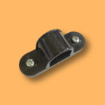 20mm PVC Conduit Saddle - Black