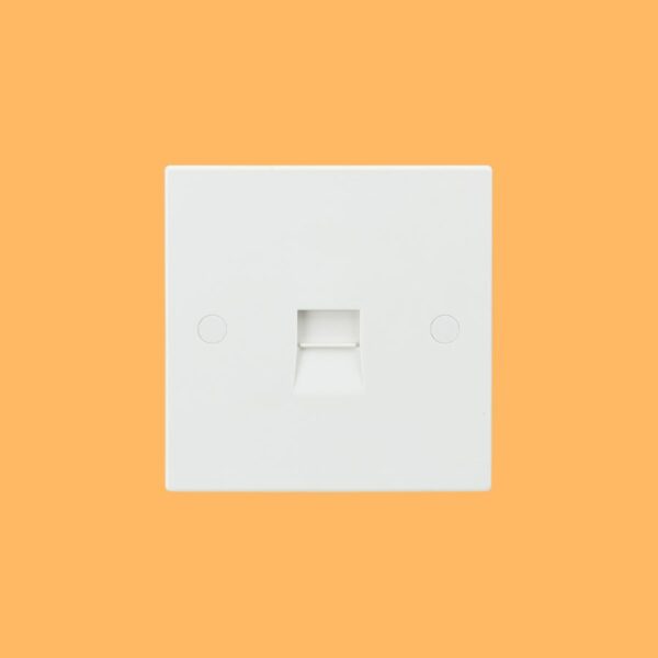 SQUARE EDGE 1G TELEPHONE SLAVE SOCKET - SN7400