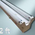 2ft Twin 2x18w T8 Fluorescent Strip Lightpack - Fitzgerald