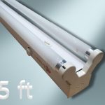 5ft Twin 2x58w T8 Fluorescent Strip Lightpack - Fitzgerald