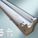 6ft Twin 2x70w T8 Fluorescent Strip Lightpack - Fitzgerald
