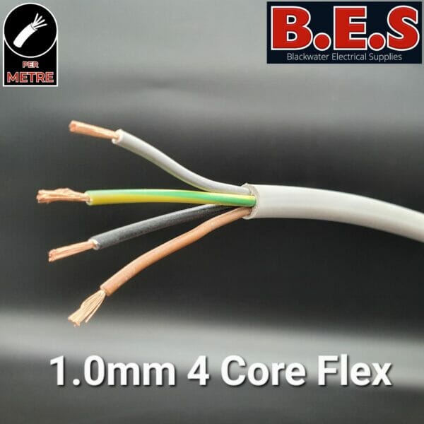 thumbnail image 2 of 6A 3 Core Orange Mains Garden Cable Flex – 0.75mm – Priced Per Meter 2 of 3